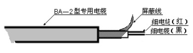 分體式超聲波液位計(jì)電纜線(xiàn)示意圖
